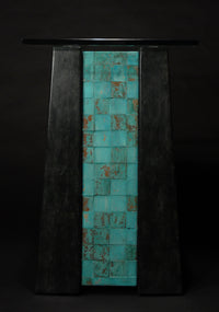 Mayan Pillar Pedestal Table