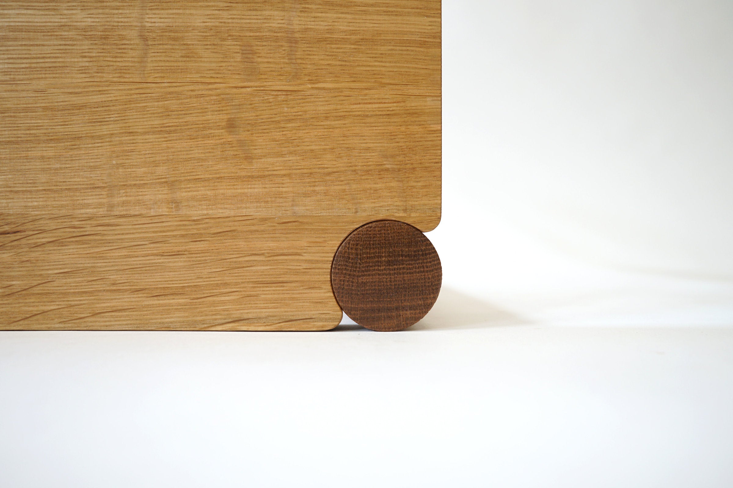 Aviateur Side Table, White Oak