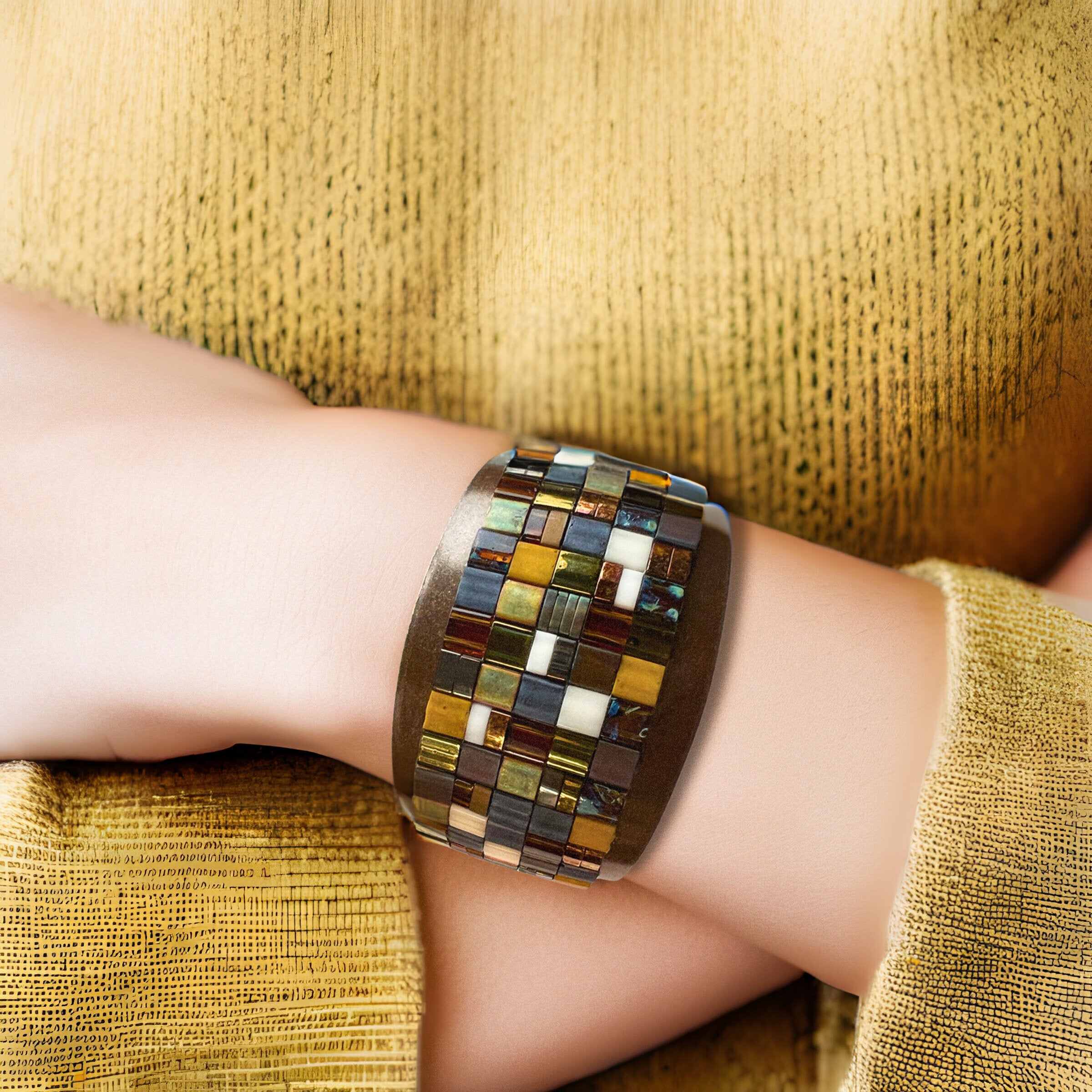 Sweater Season Mosaic Cuff