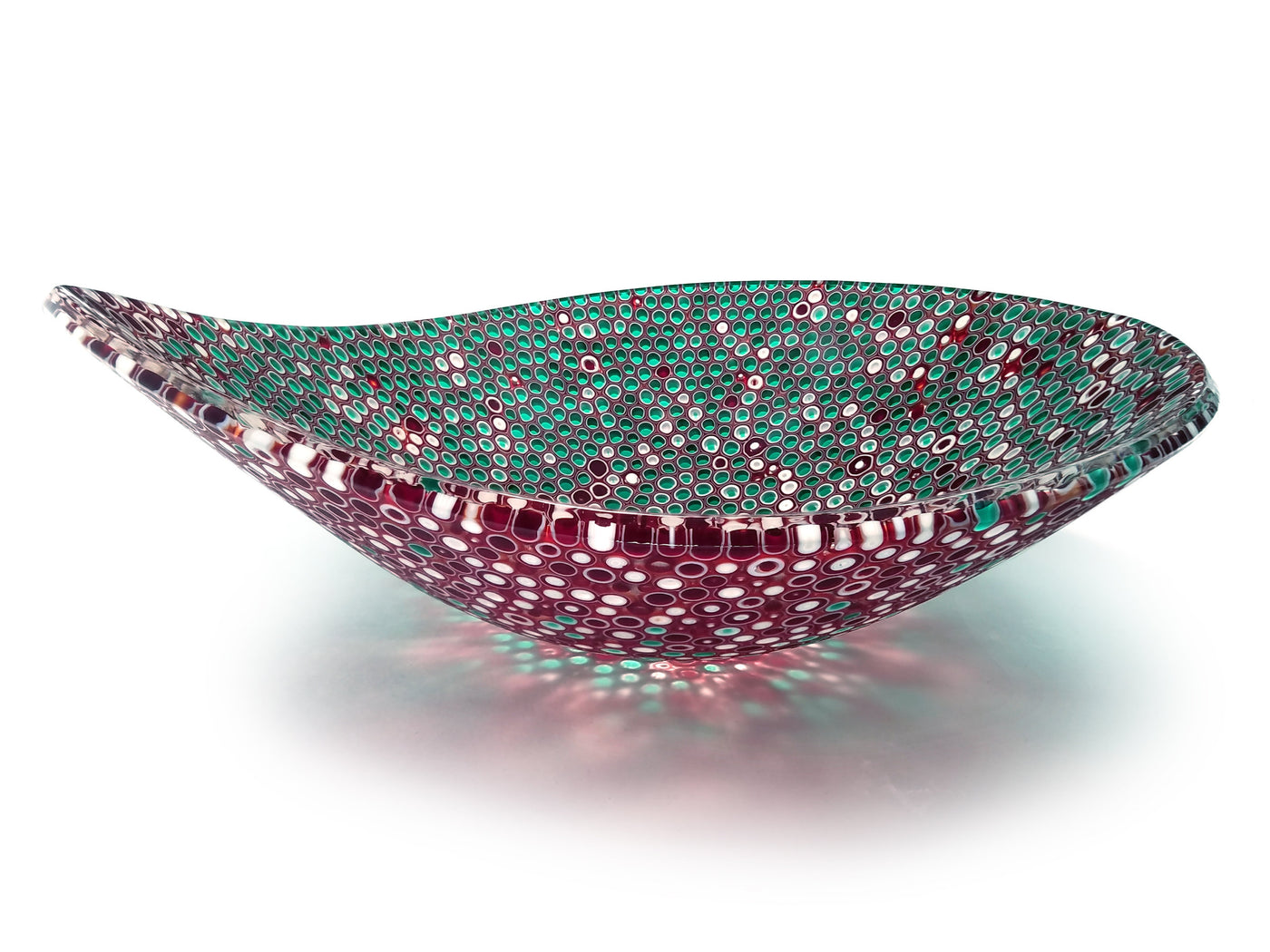 Nido 21 Garnet and Emerald Bowl