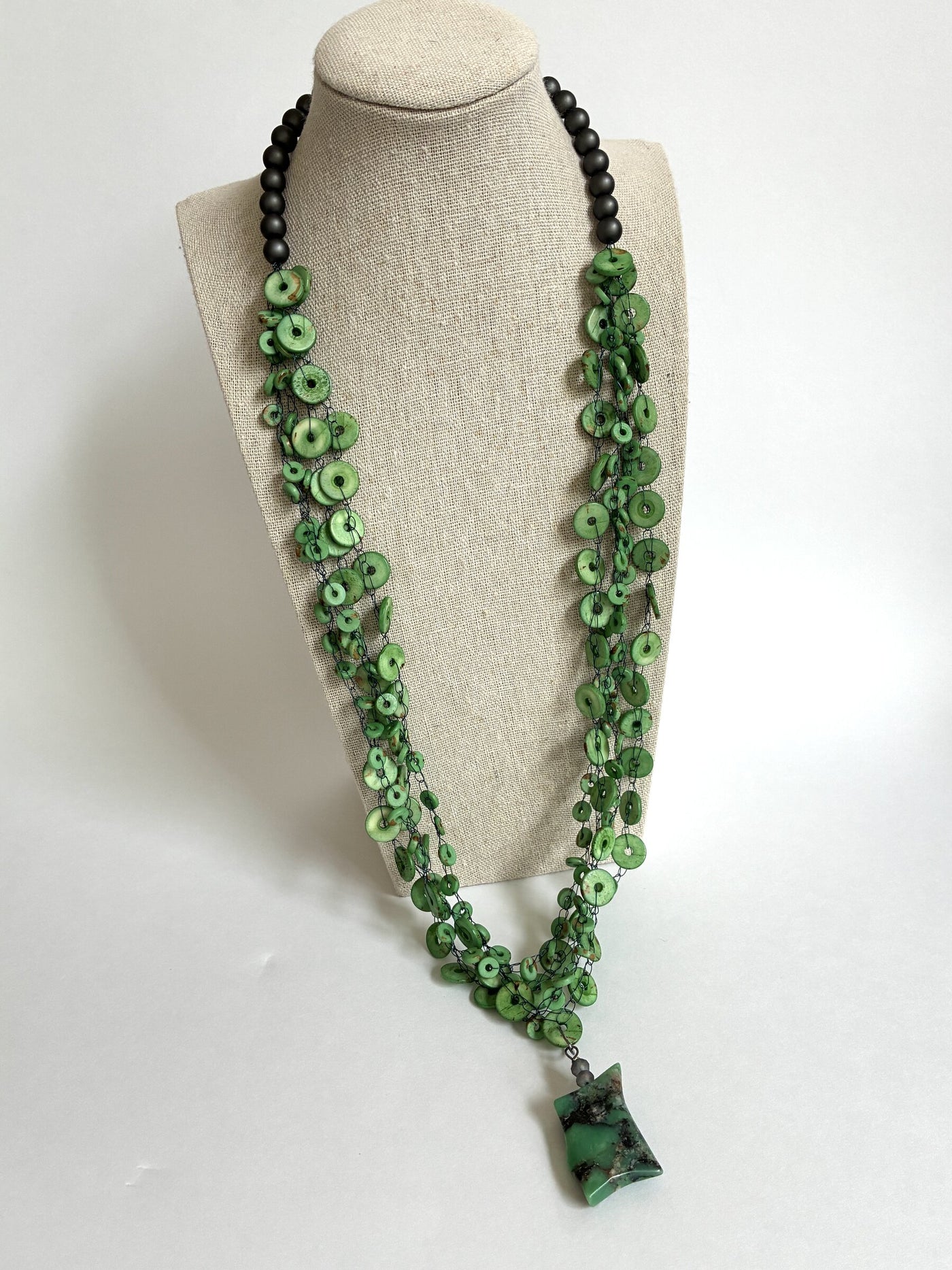Chrysoprase Pendant Necklace