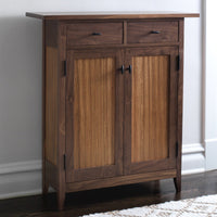 Zebra Two-Drawer Side Cabinet