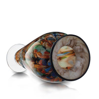 Rainbow Earth Tone Tall Vase