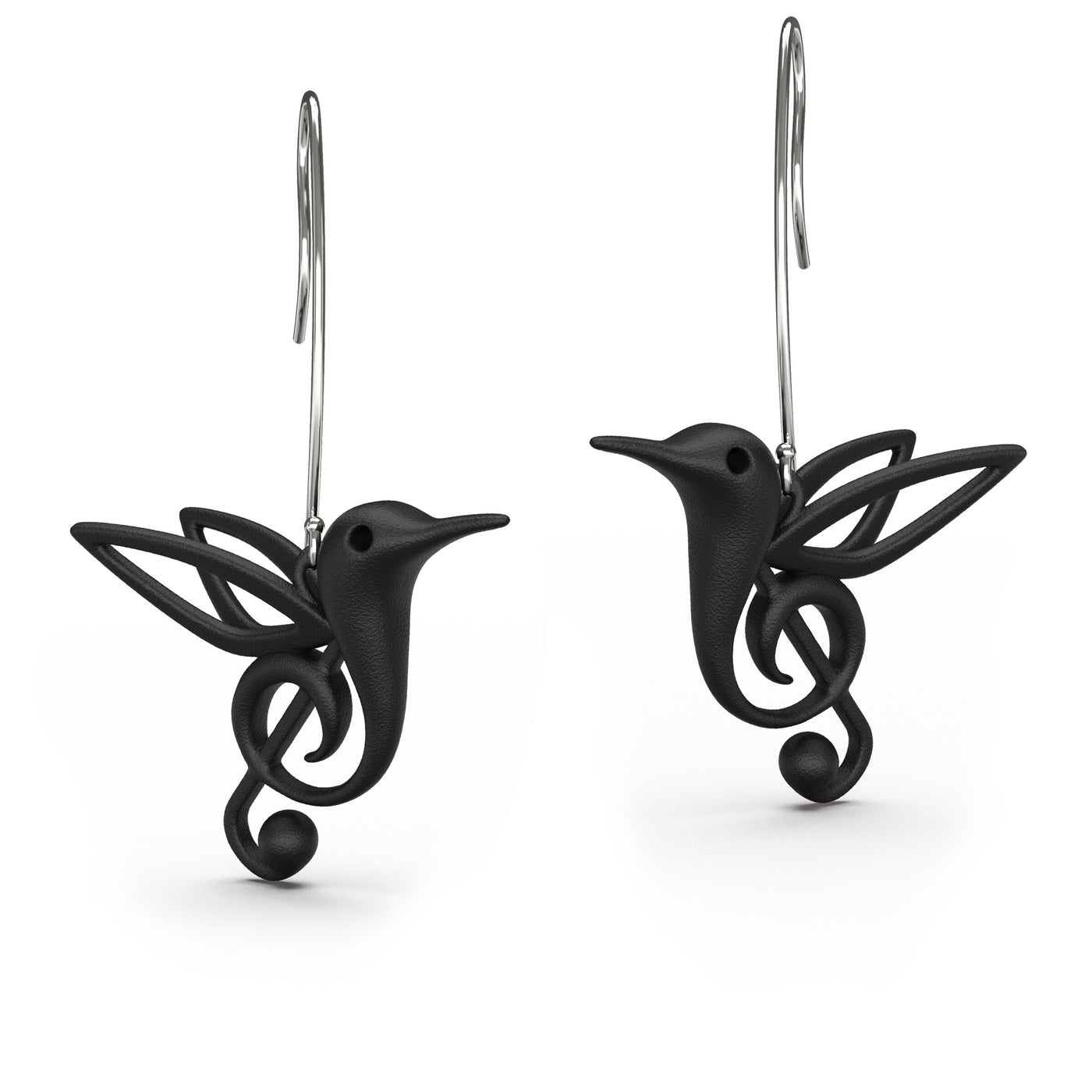 Long Songbird Dangle Earrings