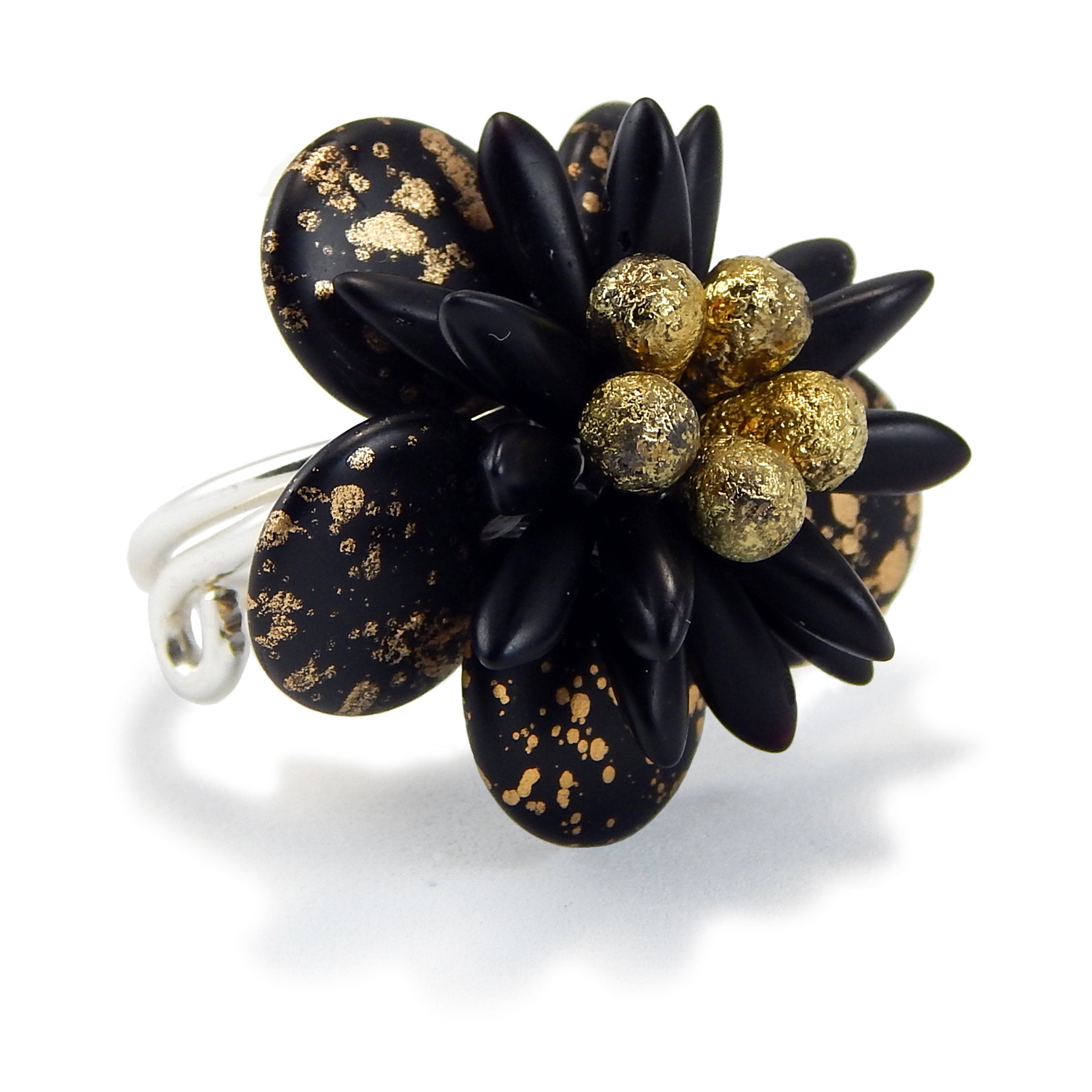 Black Tie Adjustable Ring