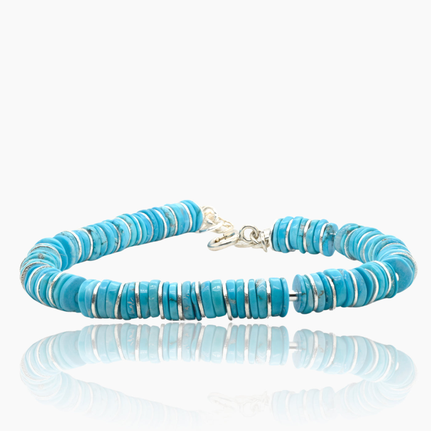 Sleeping Beauty Turquoise Slivers Bracelet