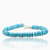 Sleeping Beauty Turquoise Slivers Bracelet