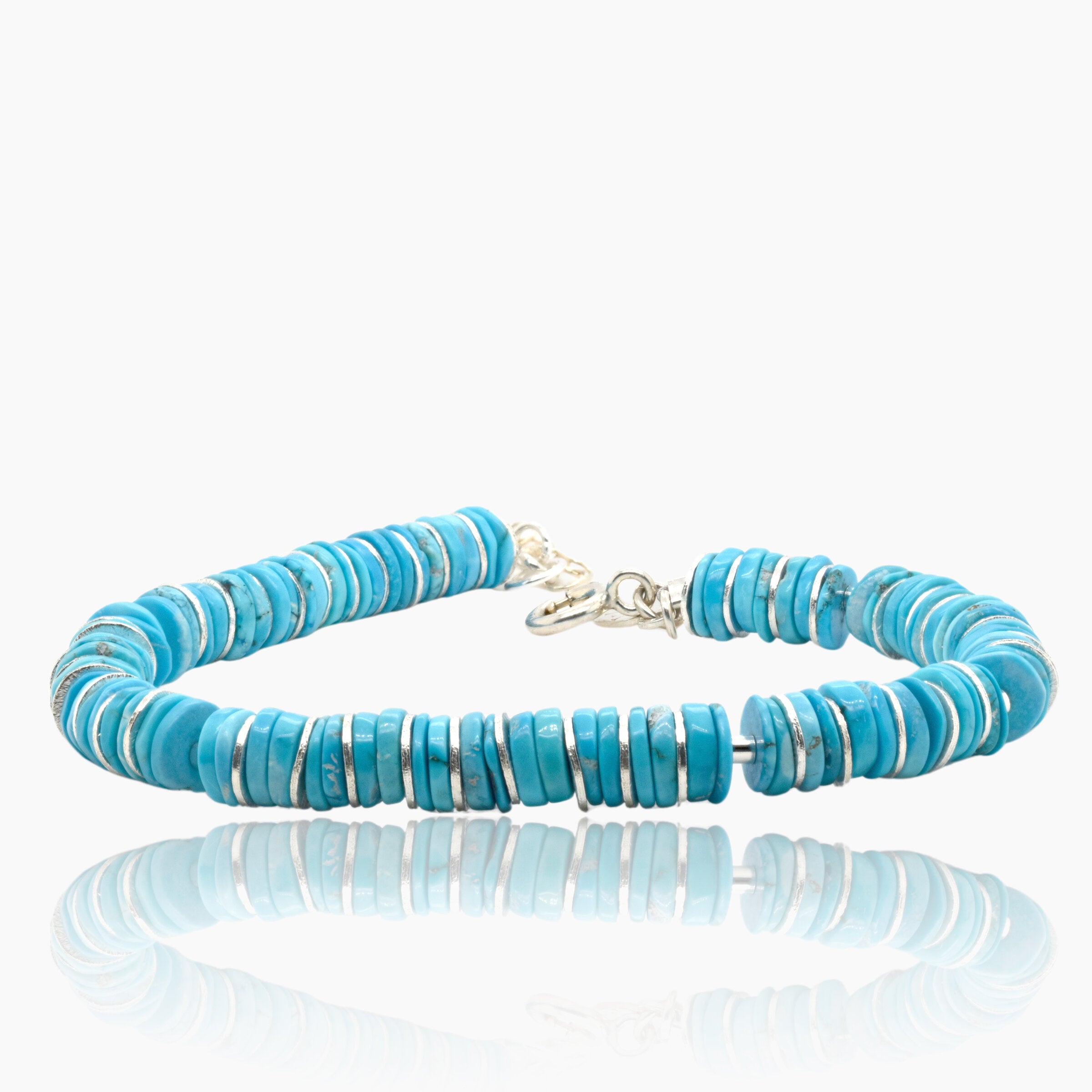 Sleeping Beauty Turquoise Slivers Bracelet
