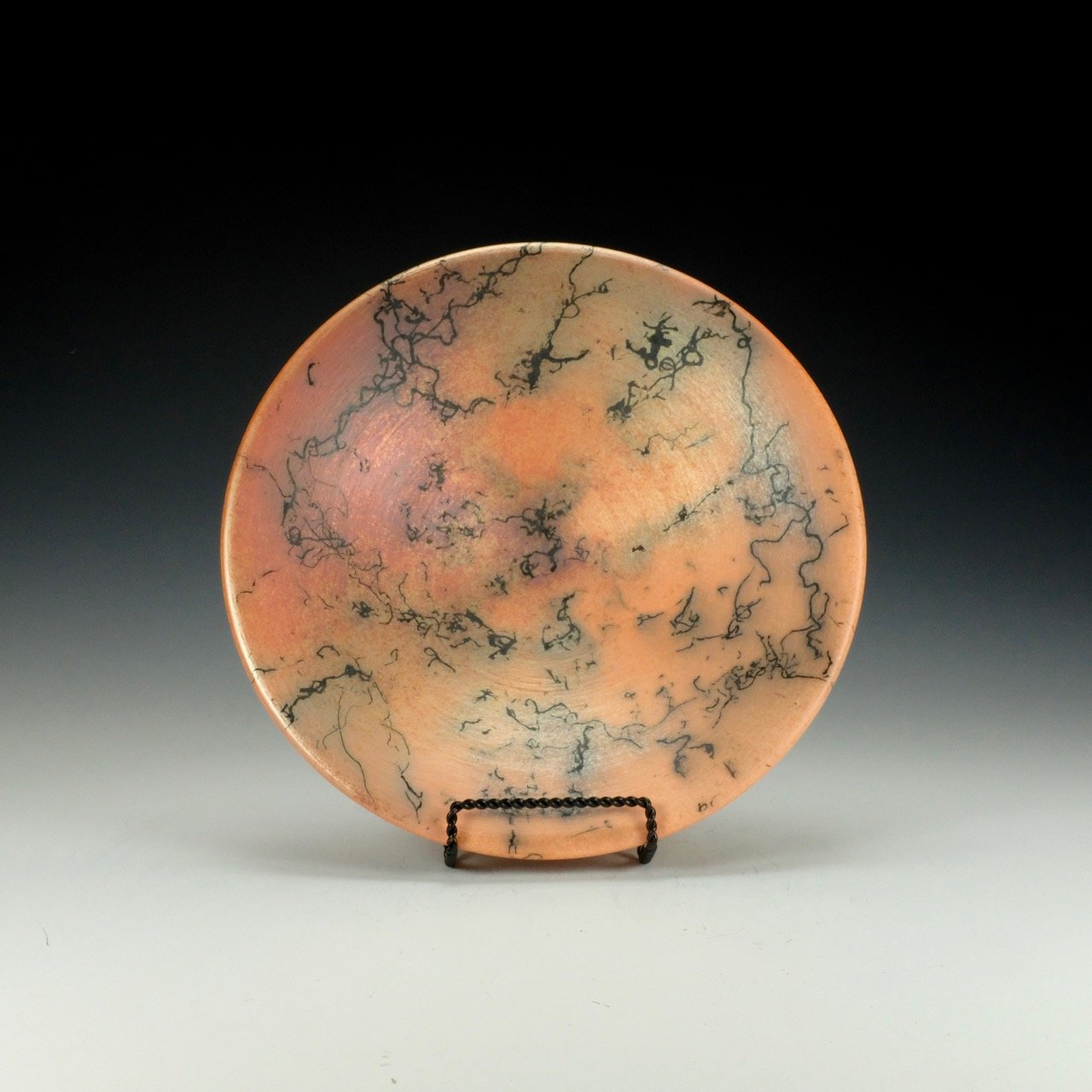 Horsehair Raku Small Bowl