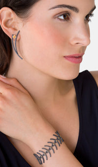 Oxidized Earrings