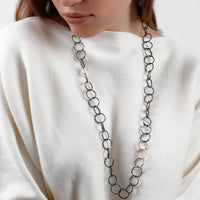 Open Silhouette Chain Convertible Necklace