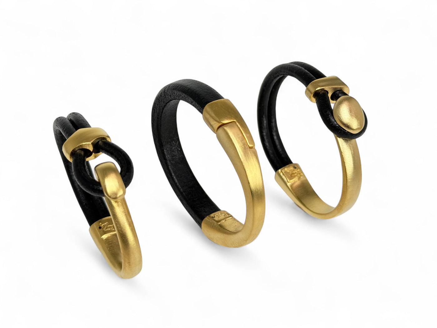 Black/Gold Set of Three