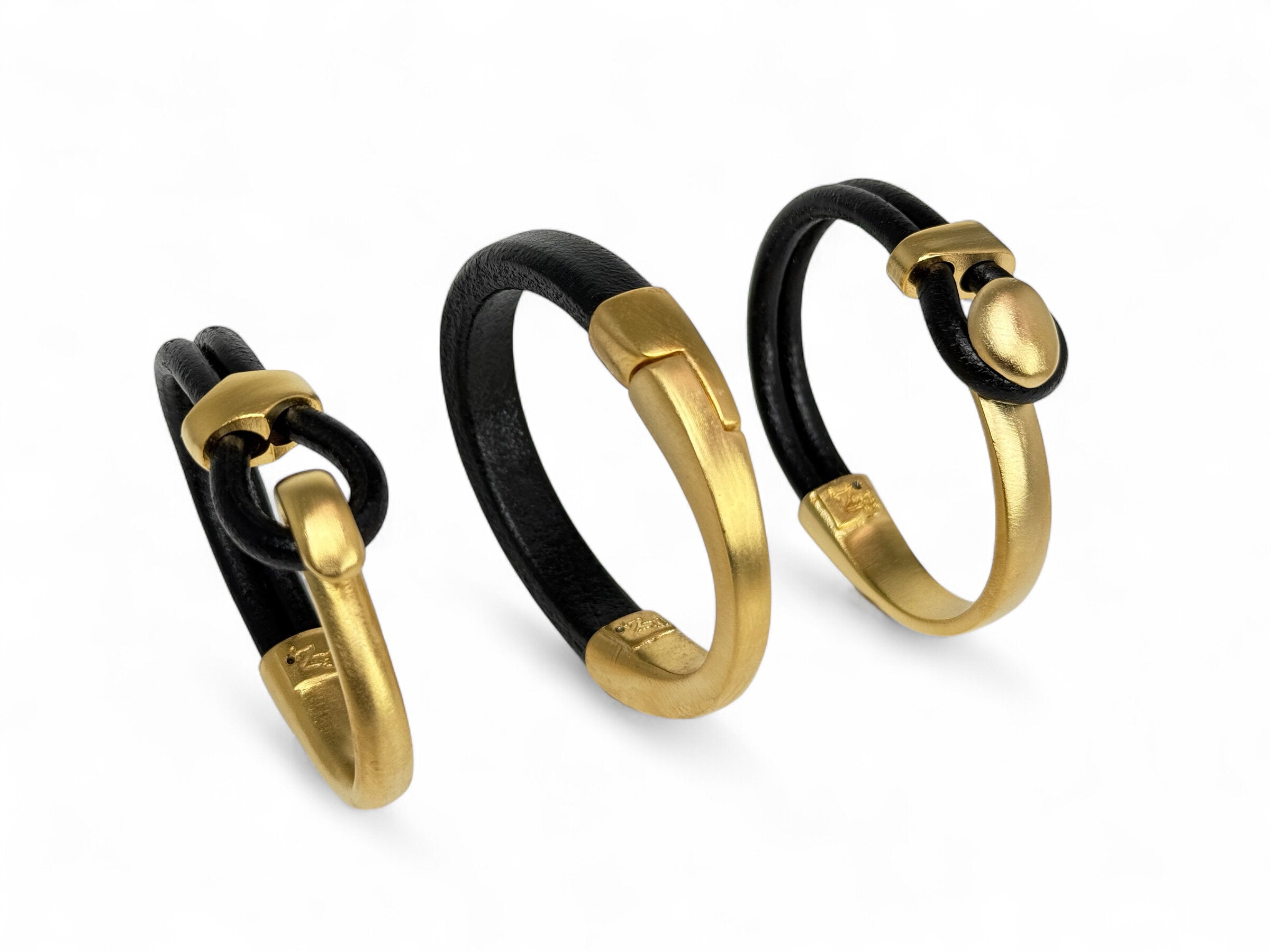 Black/Gold Set of Three