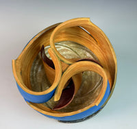 Cobalt Still Life with Spirals II