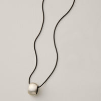 with oxidized silver chain