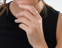 Scribble V Ring