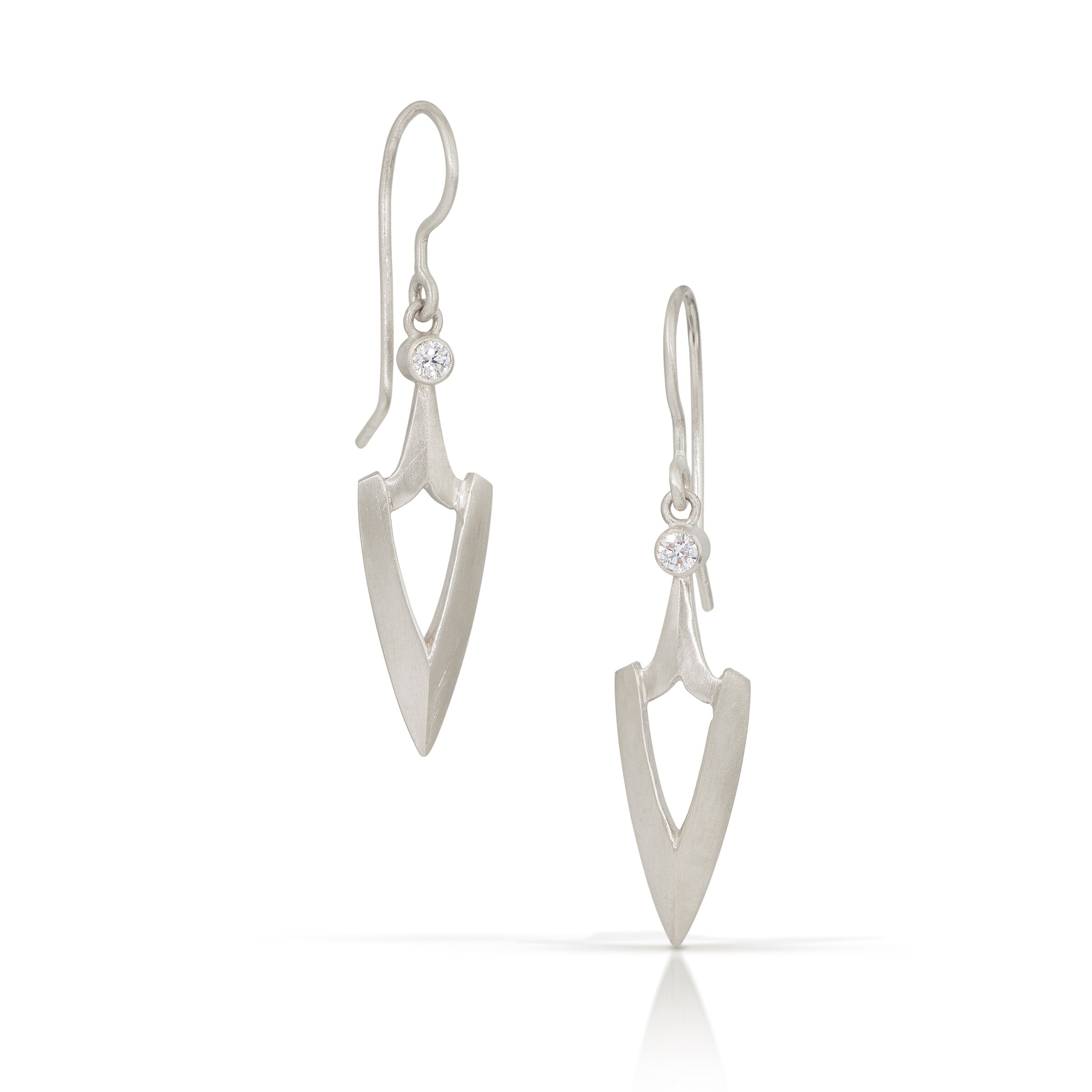 Elongated Warrior Earrings