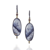 Dendritic Opal Earrings