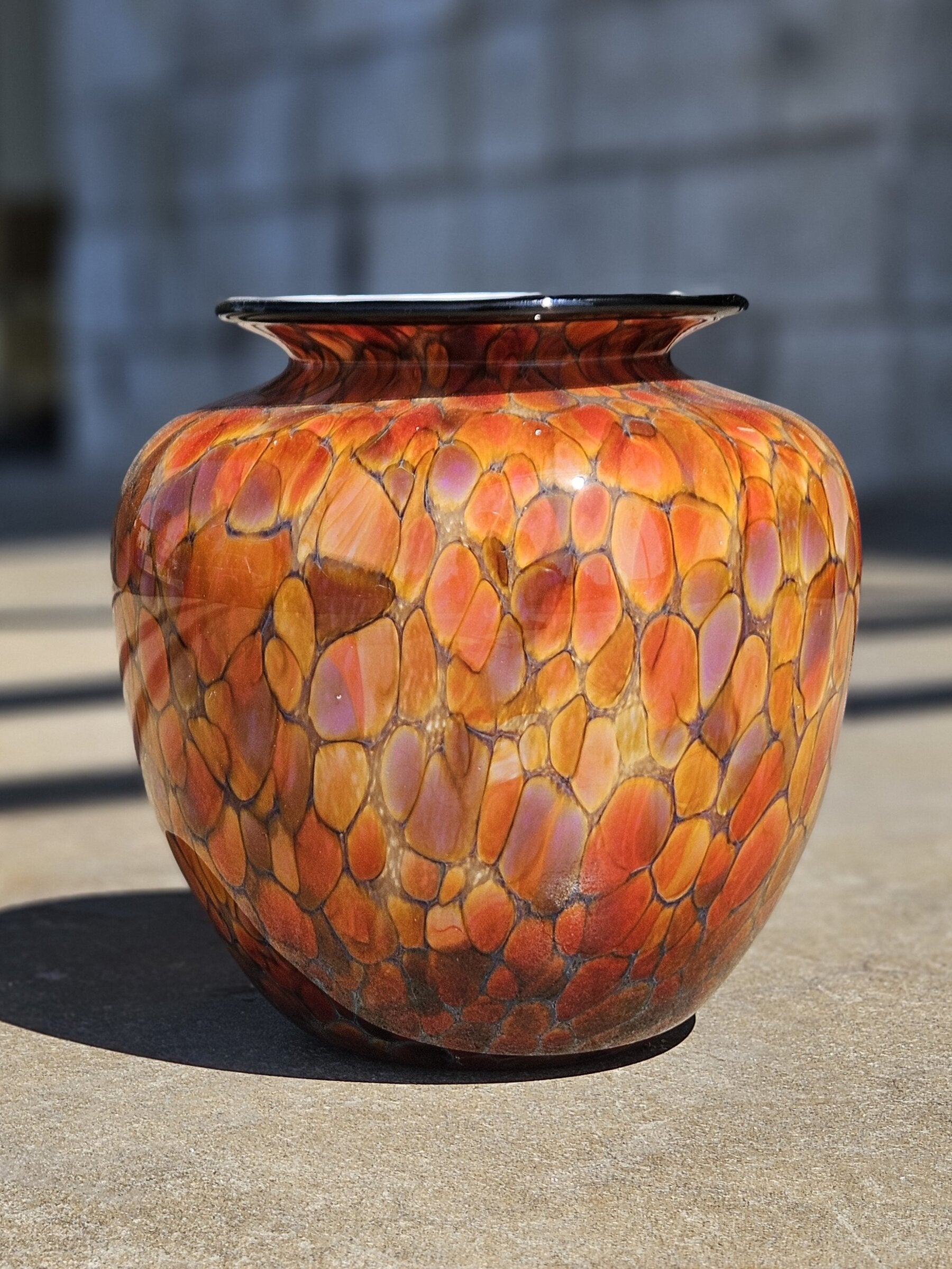 Bronze Squat Vase