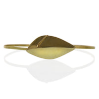 Yellow Gold Flora Leaf Bracelet