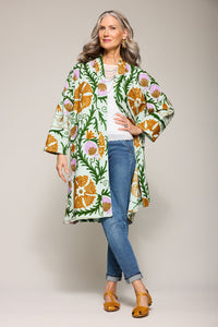 Suzani Embroidered Coat