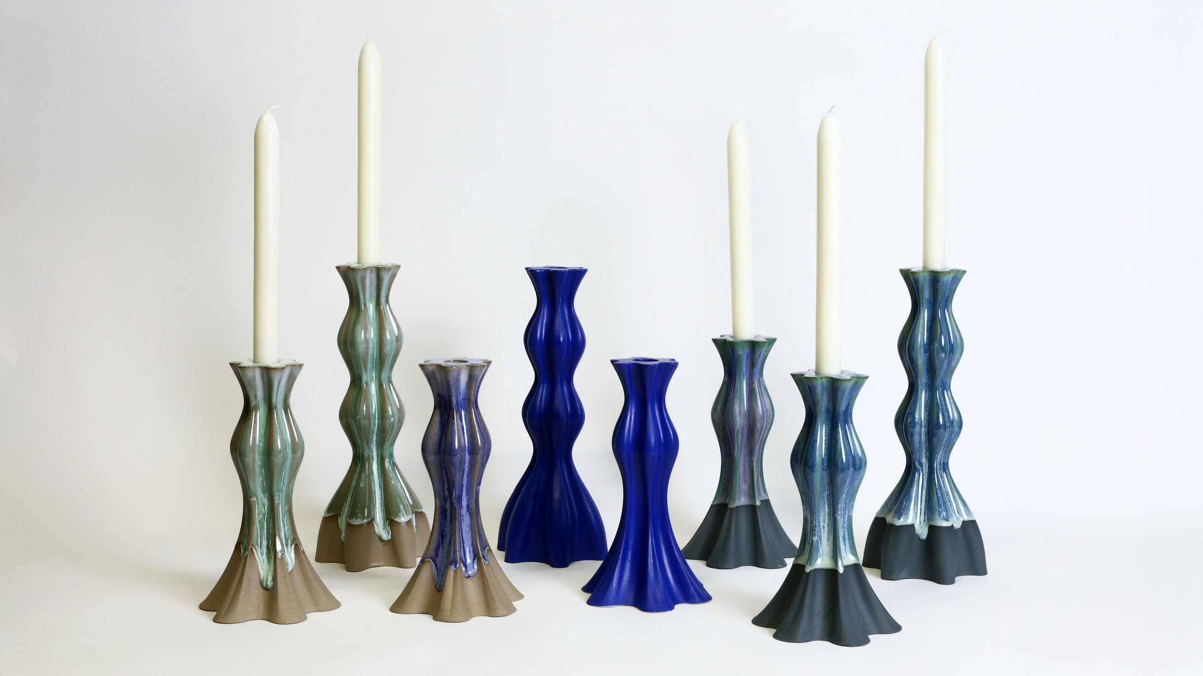 Candlestick in Cobalt