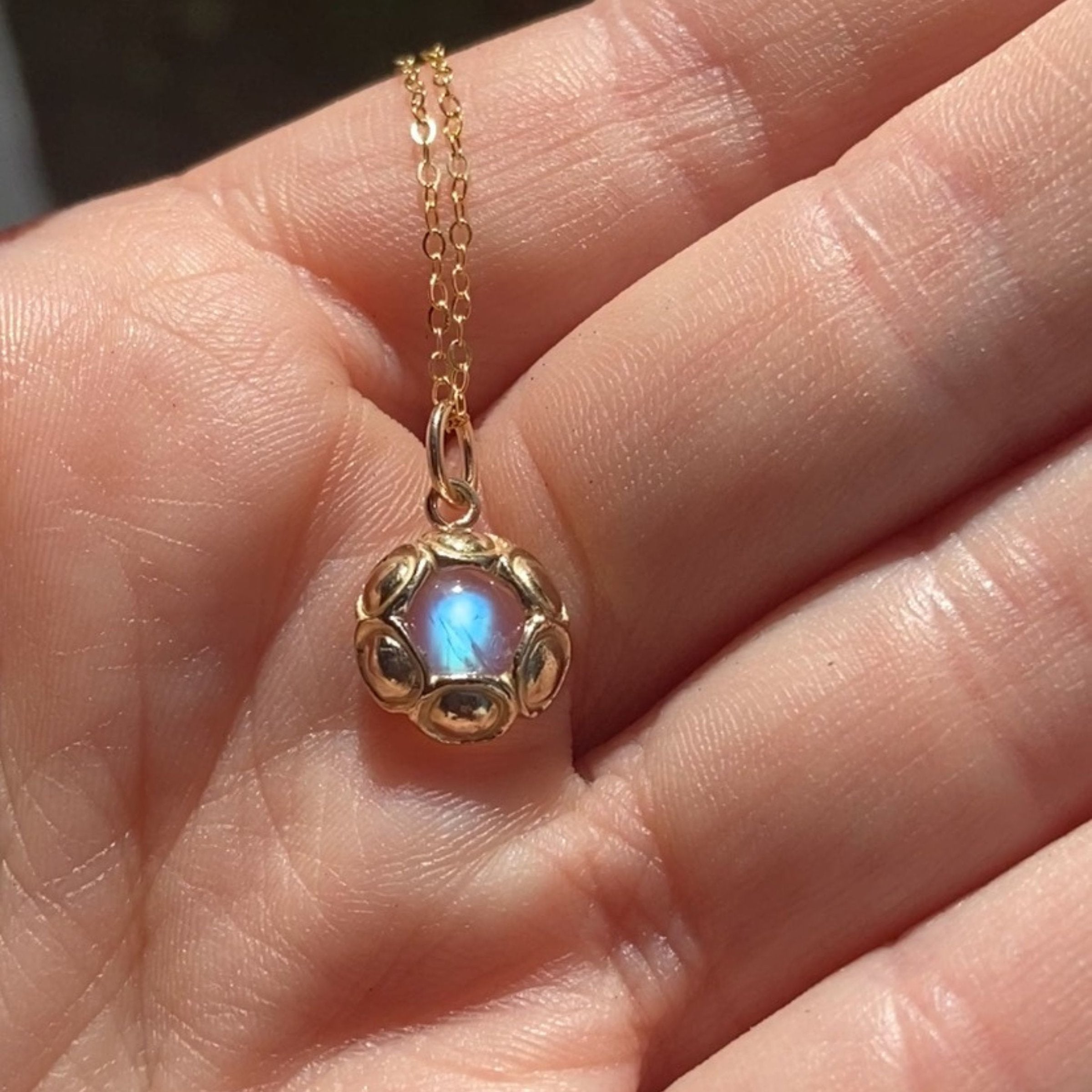 Moon Portal Moonstone Pendant