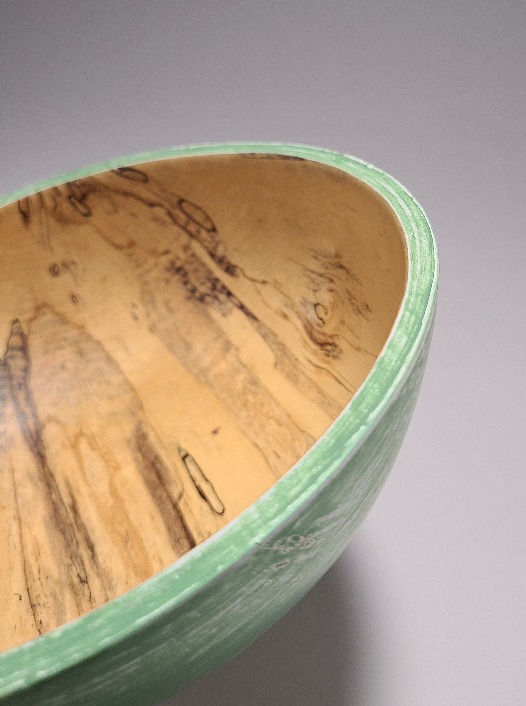 Spalted Green Maple Bowl