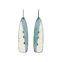 Green Field Drop Earrings