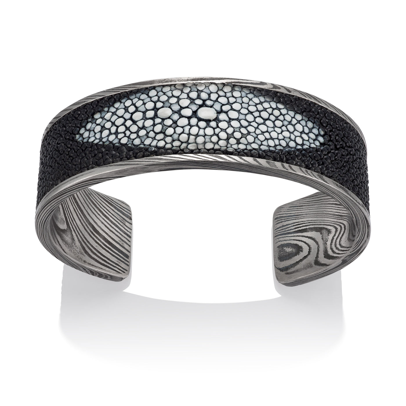 Stingray Damascus Steel Cuff