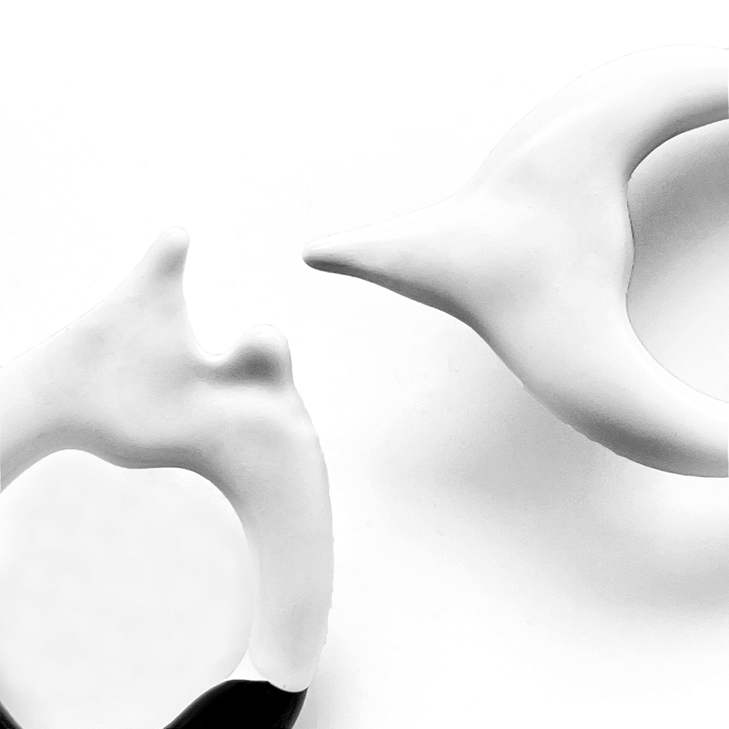 Rubber Drip Stud Earrings