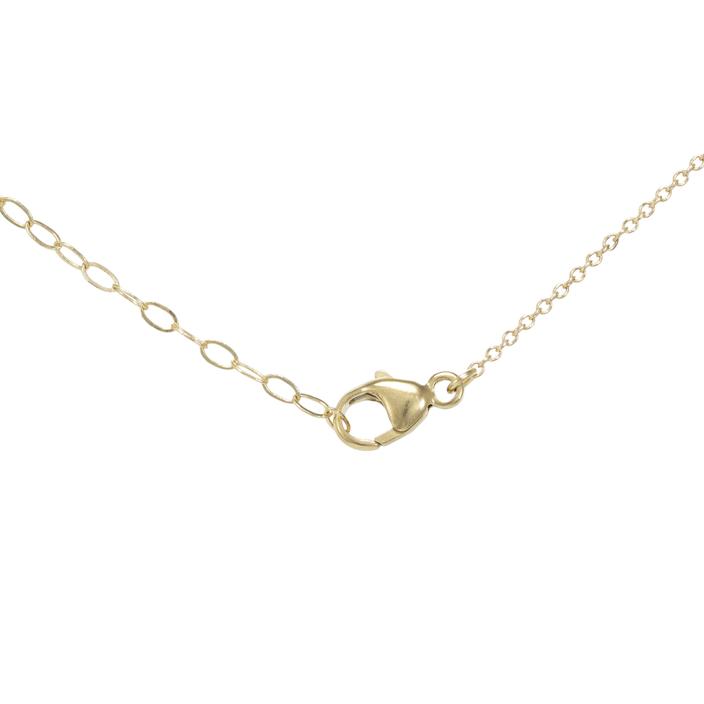 Light Moon Encasement Necklace