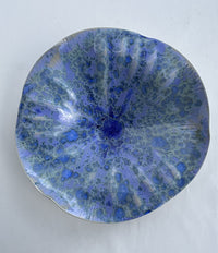 Lilac Blue Large Wall Bowl
