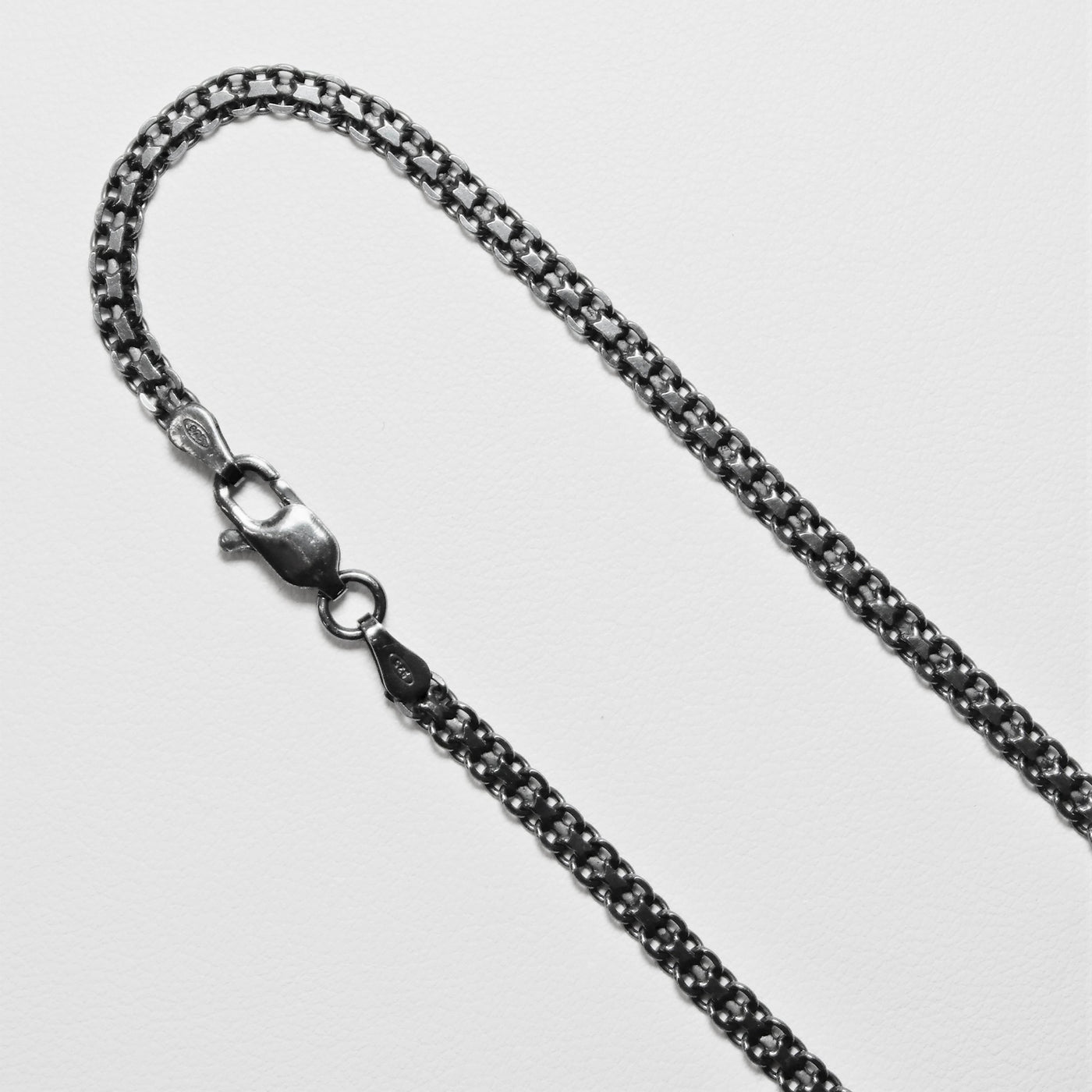 Gold Ringlets on Woven Chain