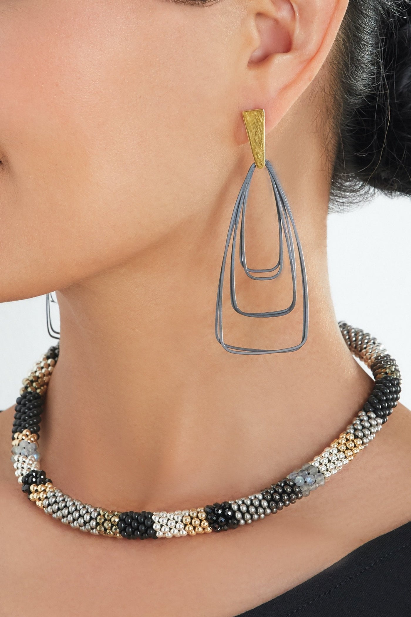 shown with Sixes Earrings by Nora Fischer