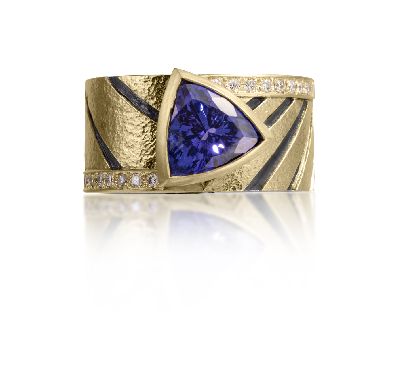 Tanzanite Stripe Ring