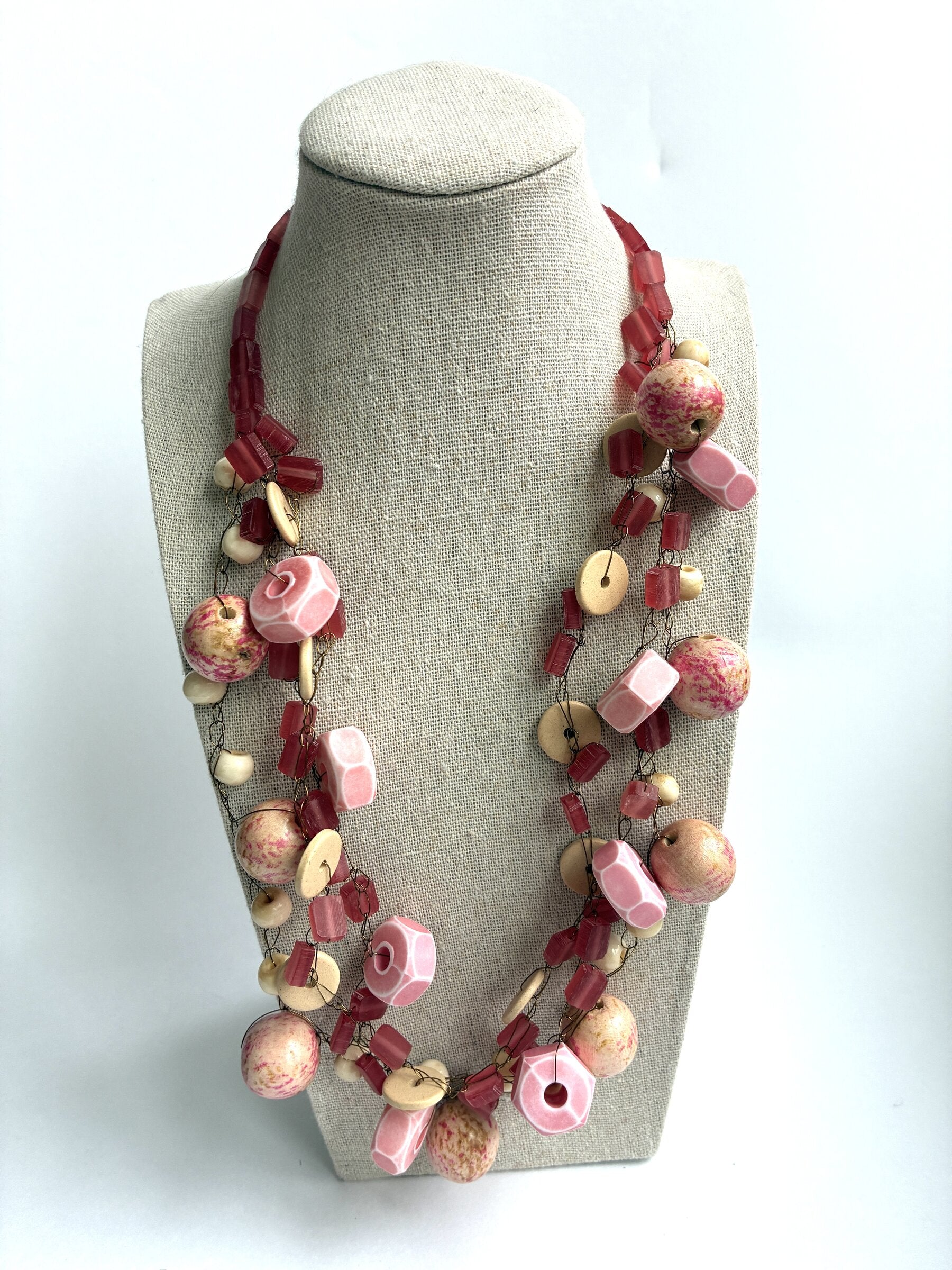 Chunky Pink Necklace
