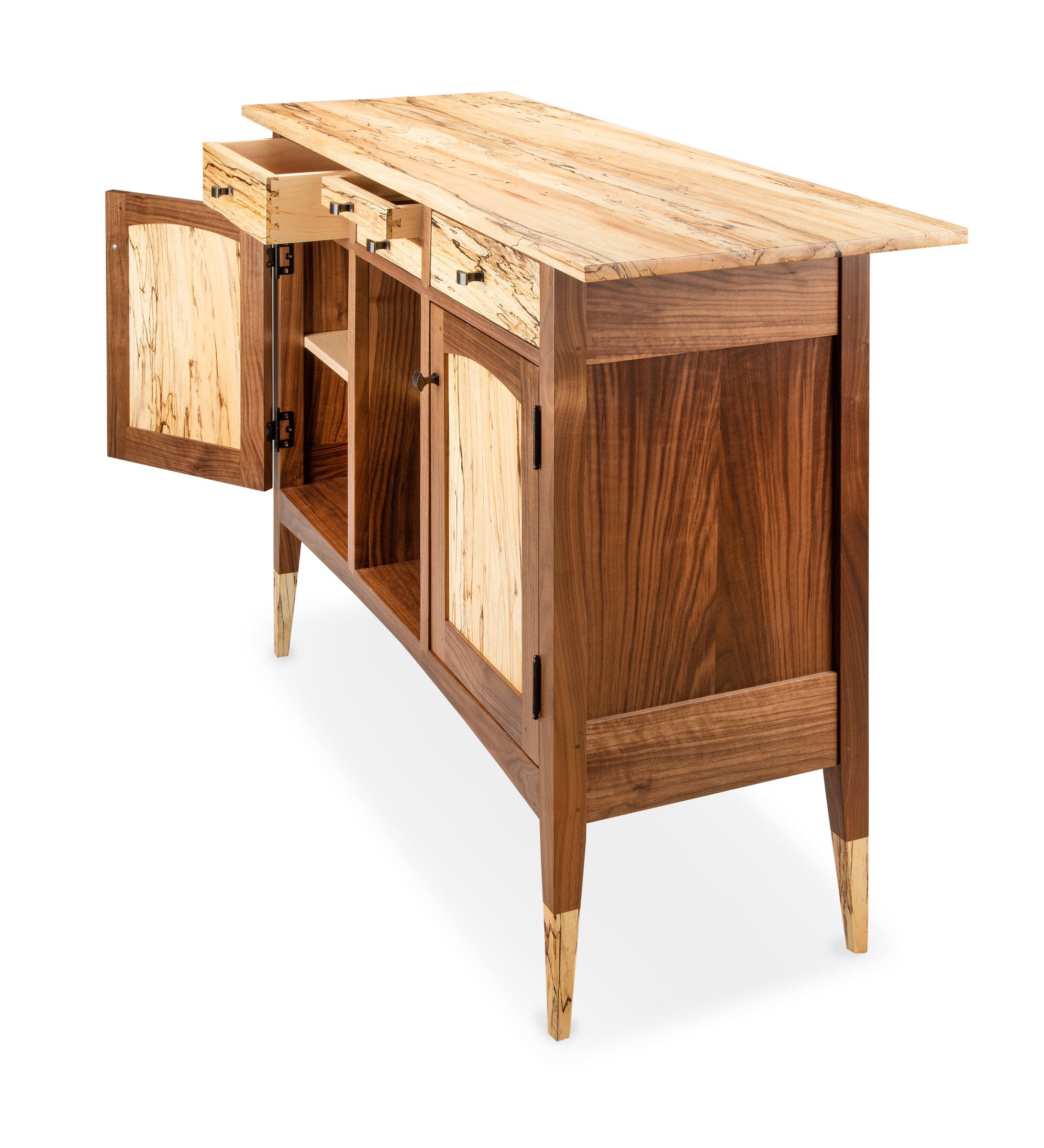 Spalted Console Cabinet
