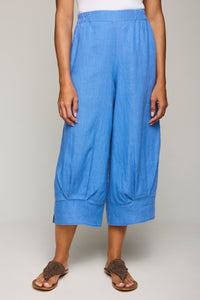 Linen Cuffed Lantern Pant