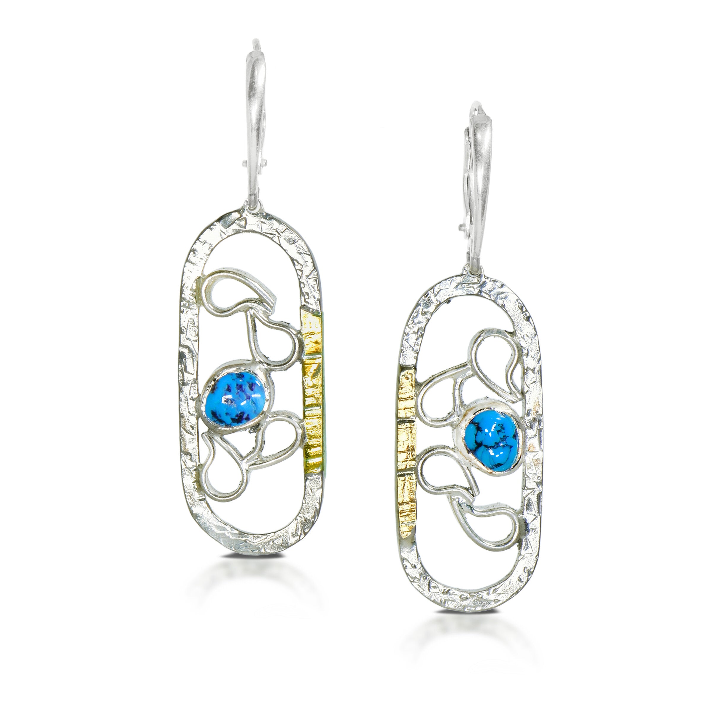 Turquoise Puddle Earrings