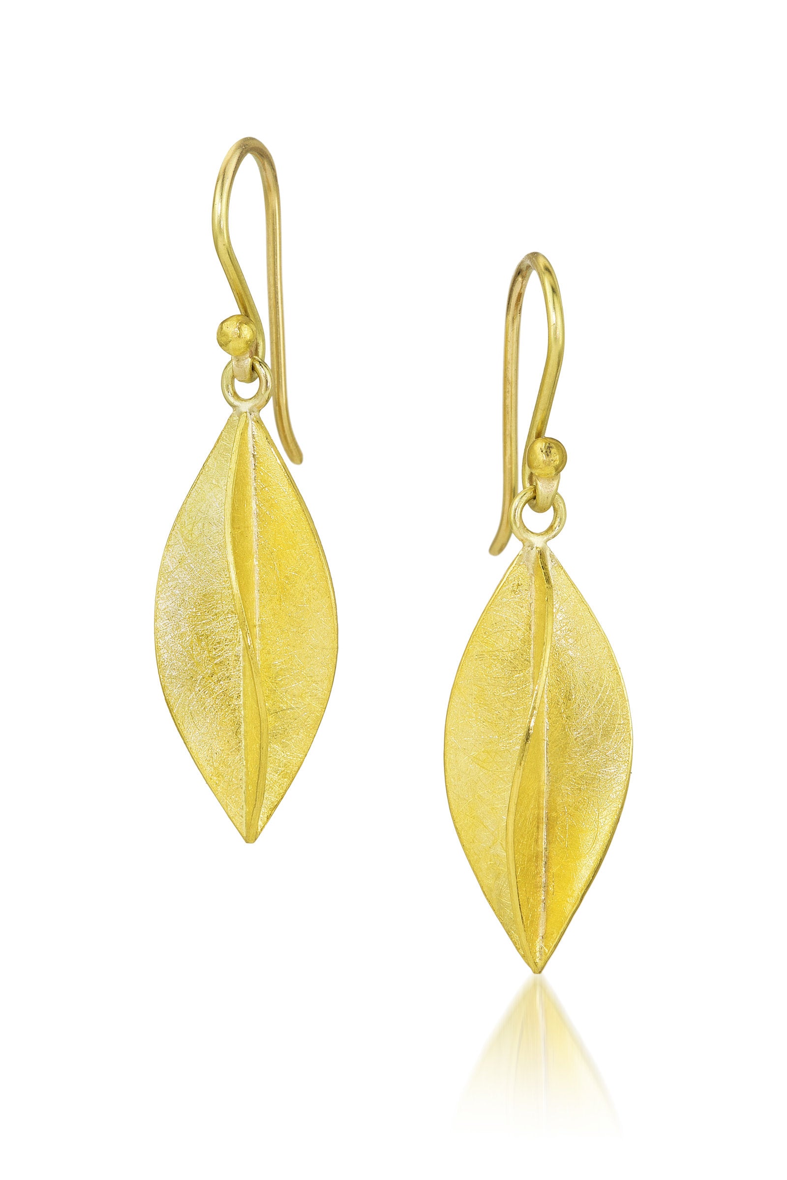 22k Gold Twist Earrings