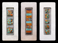 Opening 3 - 5 Squares Triptych