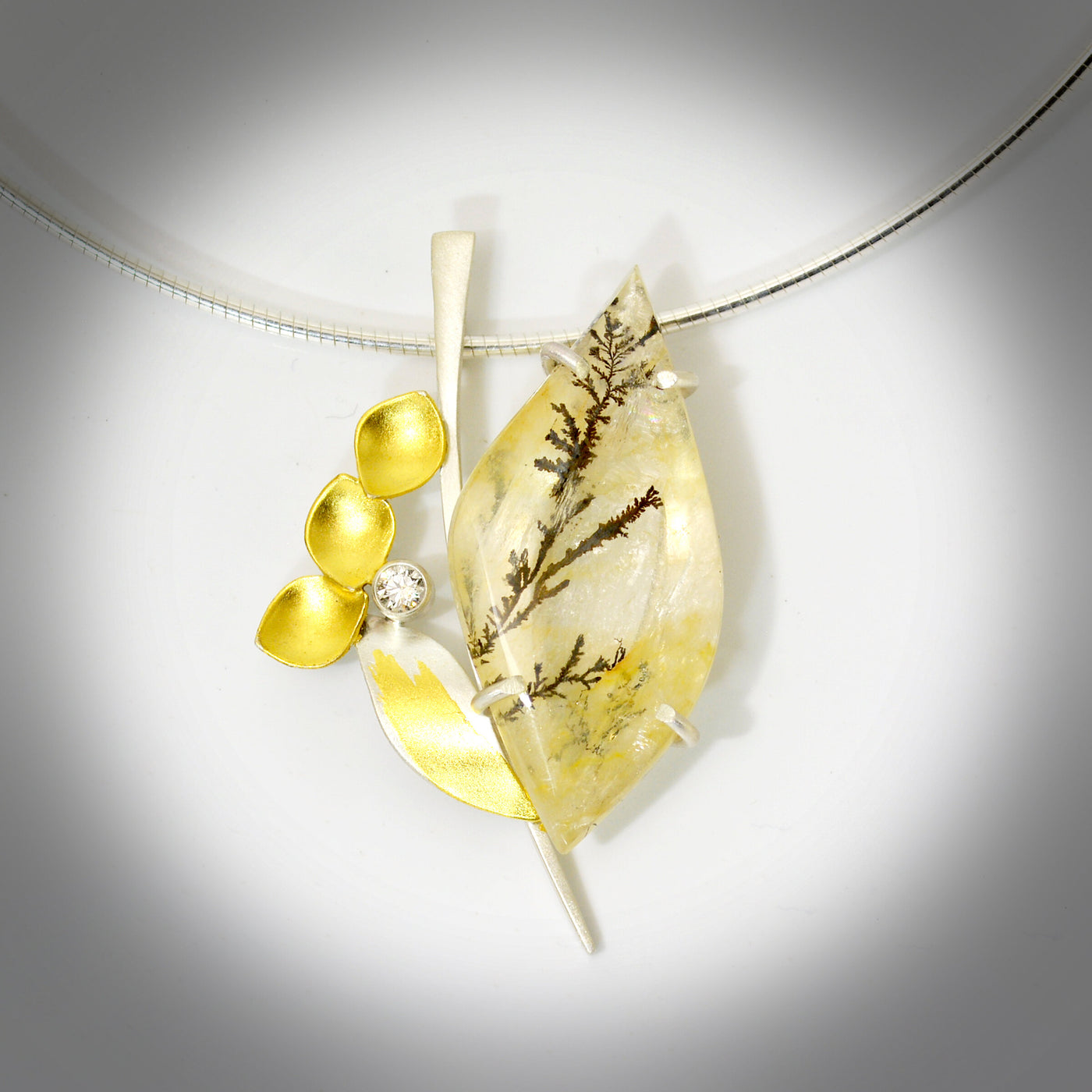 Snow Flower Pendant II