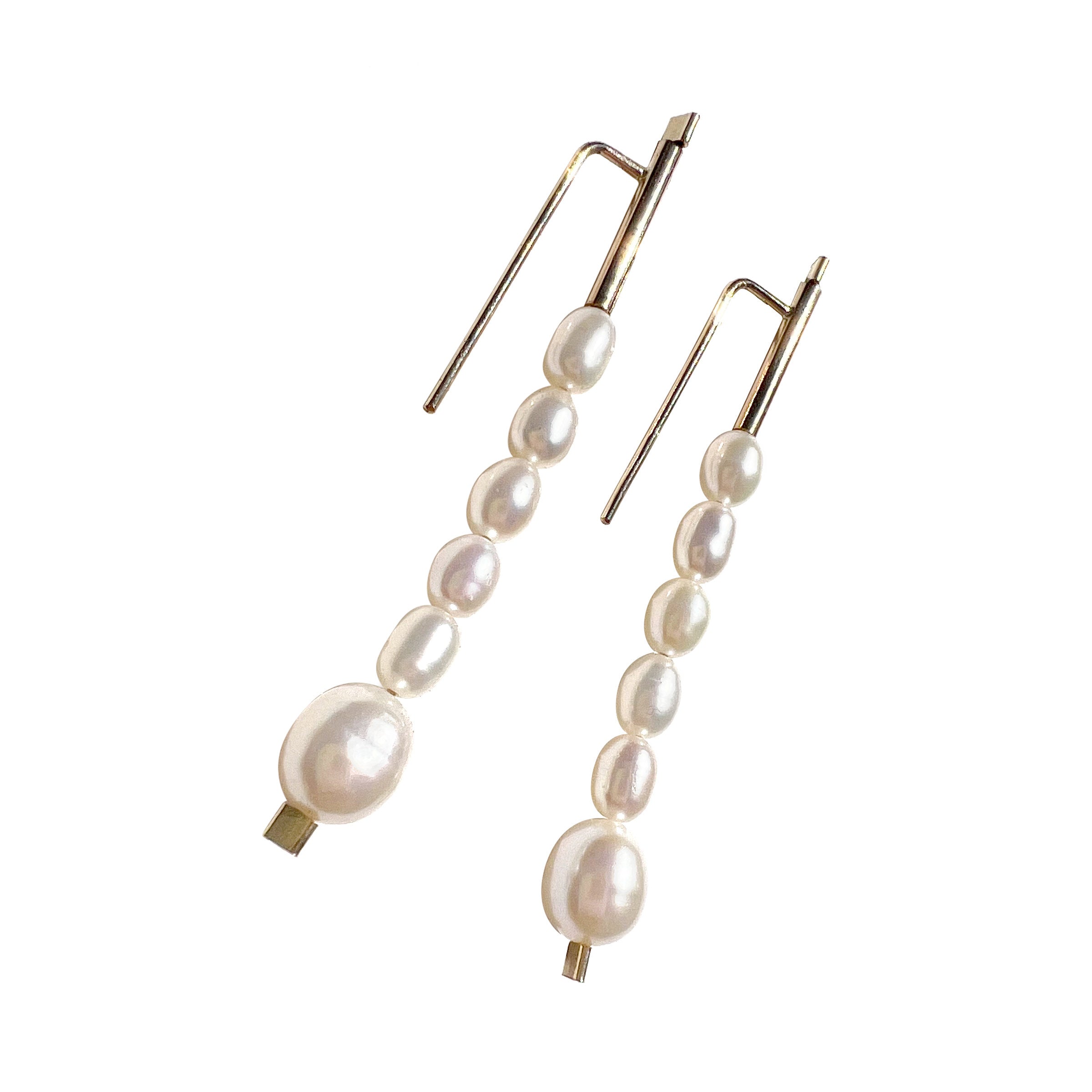Stick Melange Hook Earrings