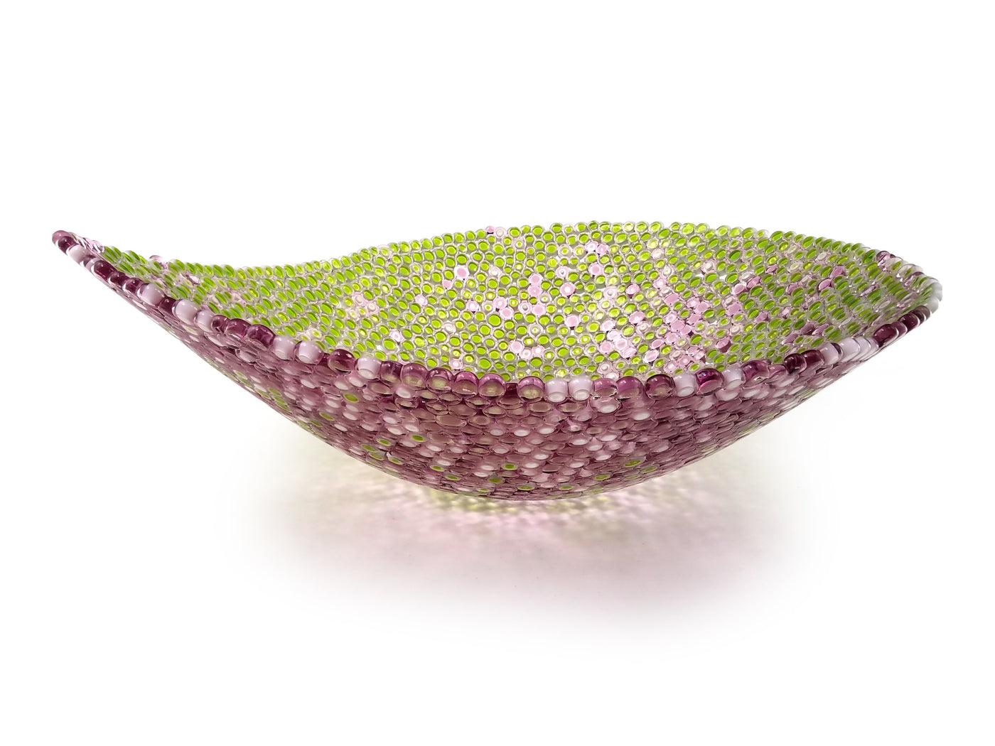 Nido 29 Ruby Pink and Spring Green Bowl