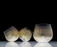 Gold Leaf Boule Glass