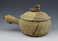 Stoneware Casserole with Bird Finial II