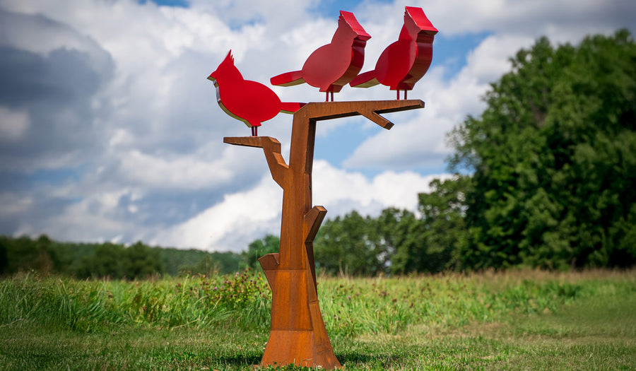 Three Cardinals in a Tree
