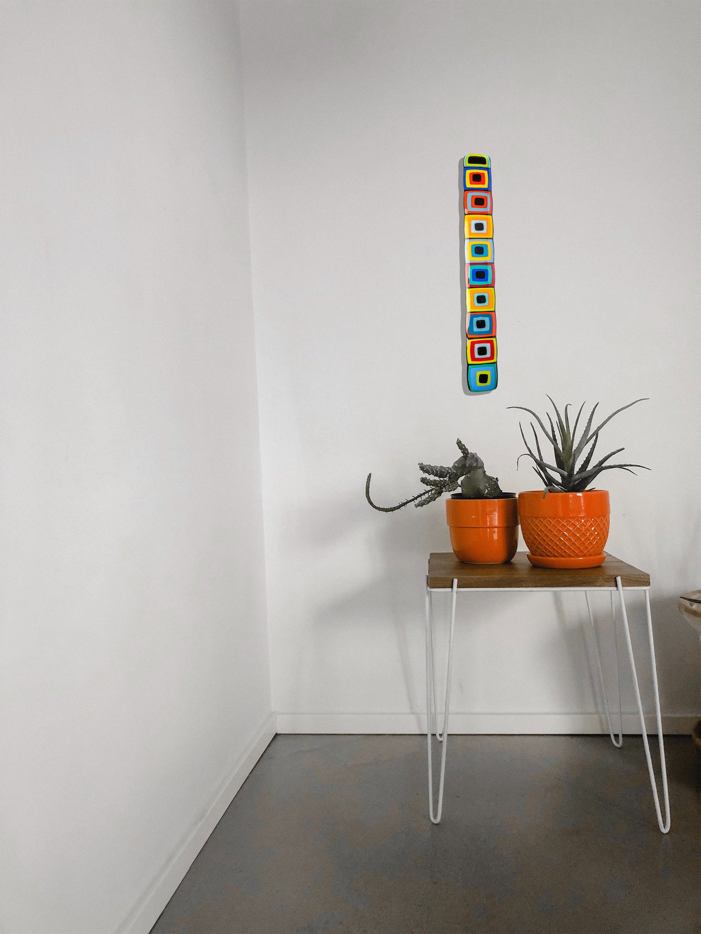 Carnival Story Pole with Black Centers
