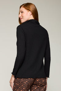Pop Collage Cowl Neck Long Sleeve